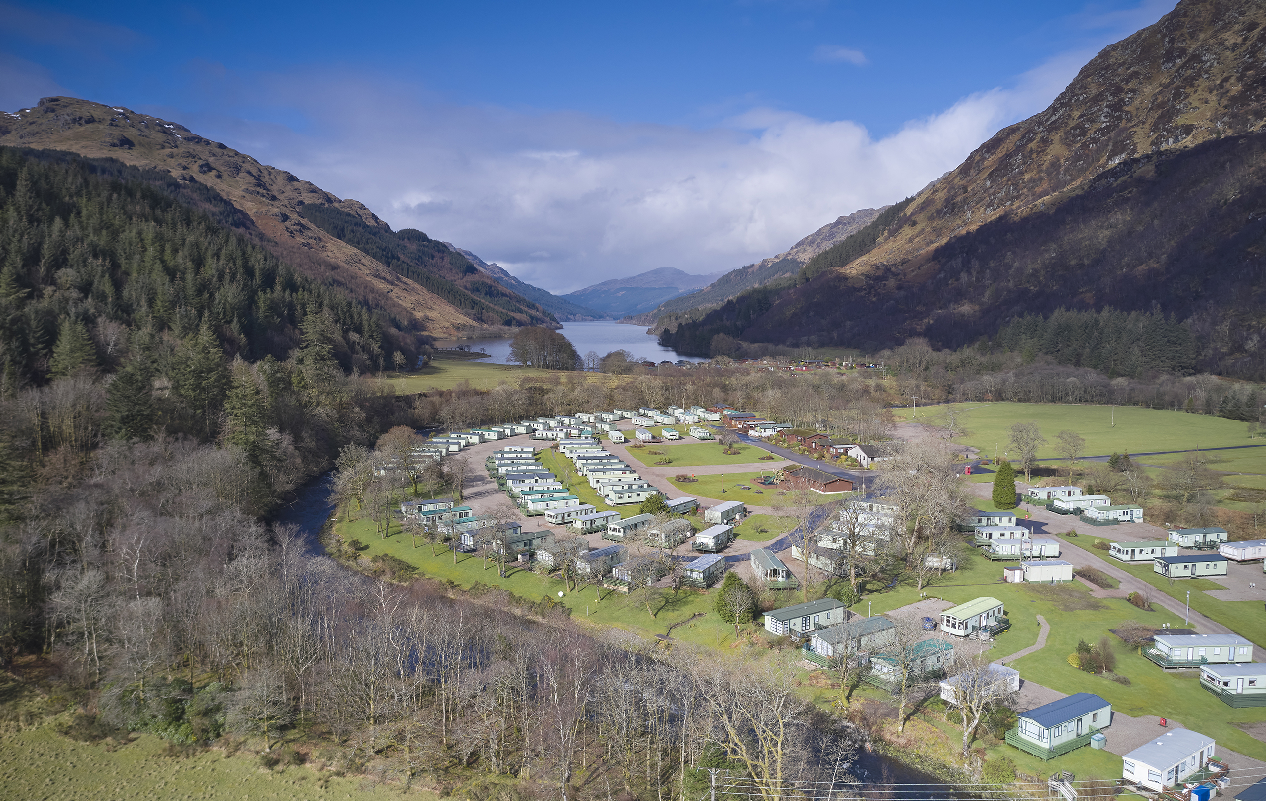 Lock Eck Country Lodges Aerial